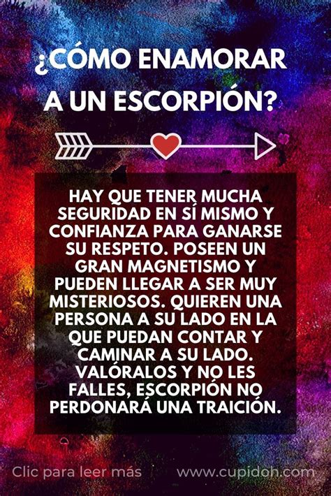 como conquistar a un hombre escorpio|Los secretos para conquistar el corazón de un。